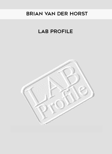 Brian Van Der Horst - Lab Profile download